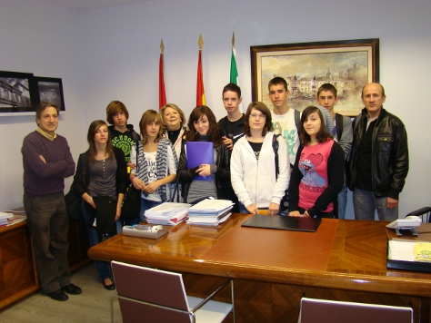 ALUMNOS FRANCESES VISITARON EL AYUNTAMIENTO