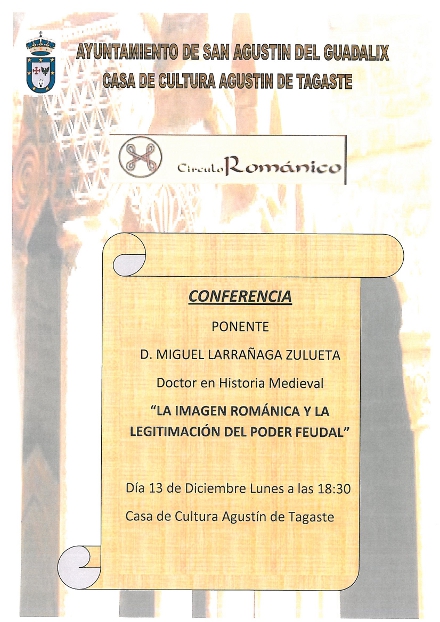 Conferencia: «La imagen románica y la legitimación del poder feudal»