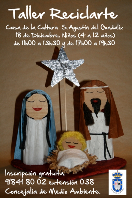 Taller reciclando por navidad