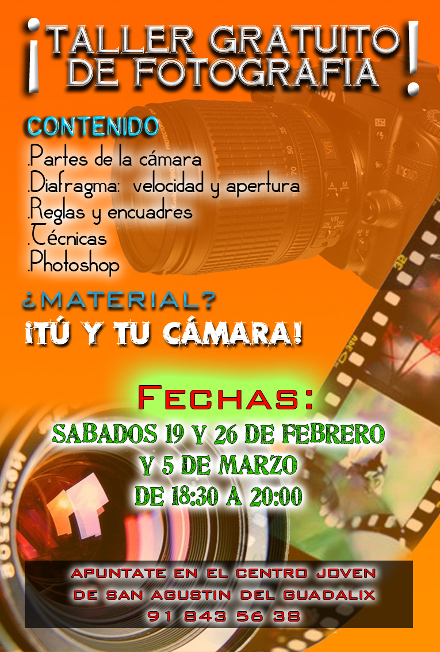 Taller de fotografía en el Centro Joven