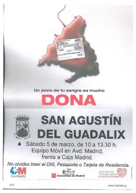 Unidad móvil de donaciones de sangre 5 de marzo
