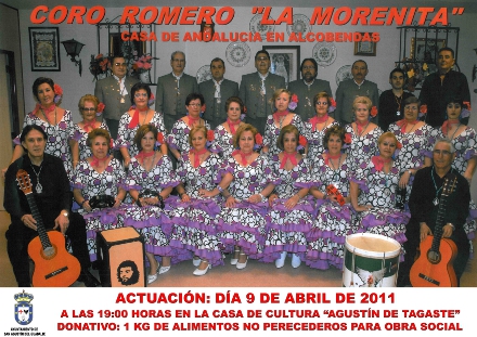 Actuación del Coro Romero «La Morenita» 9 de abril