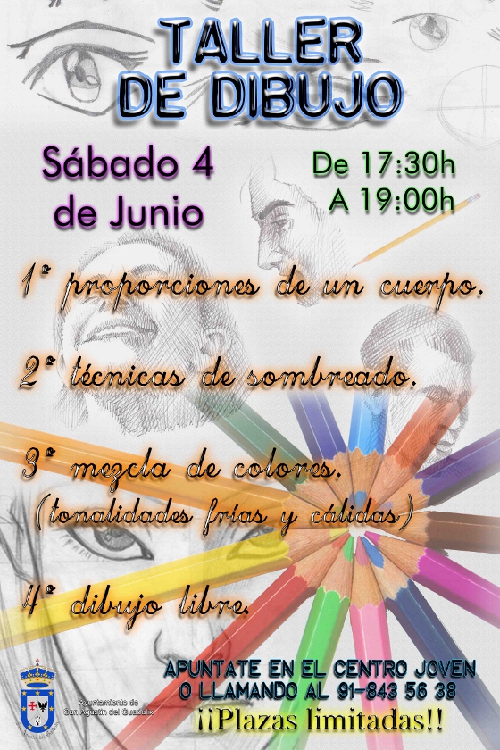 Taller de dibujo en el Centro Joven