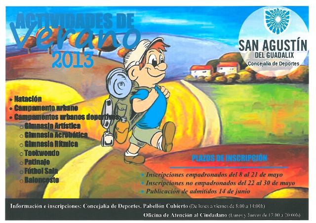 Comienza el plazo de inscripción en las Actividades Deportivas de verano 2013