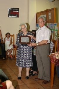 Vecina homenajeada