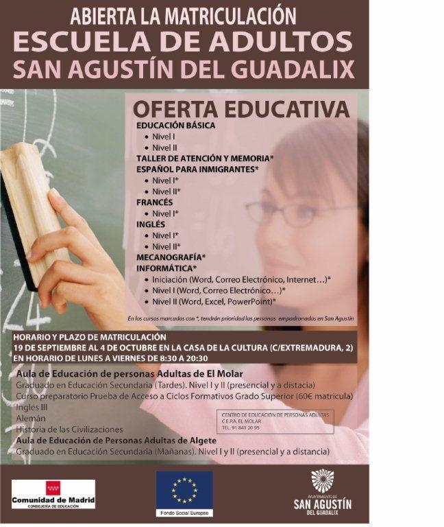 El Ayuntamiento se hace cargo de la Escuela de Adultos