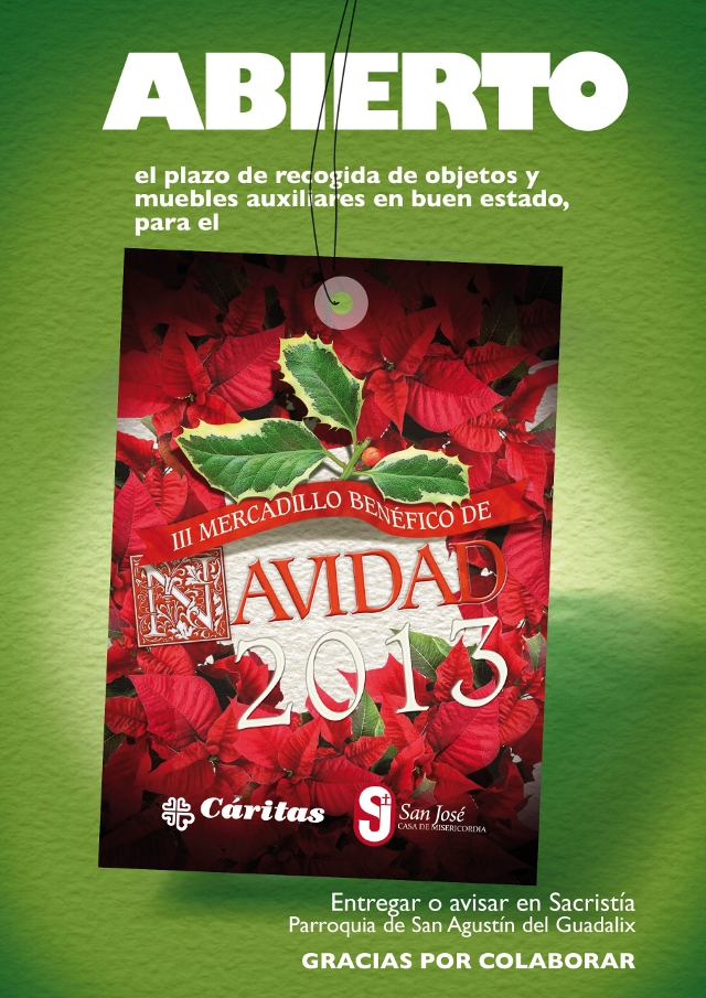 III Mercadillo Solidario a beneficio de los que más lo necesitan de San Agustín