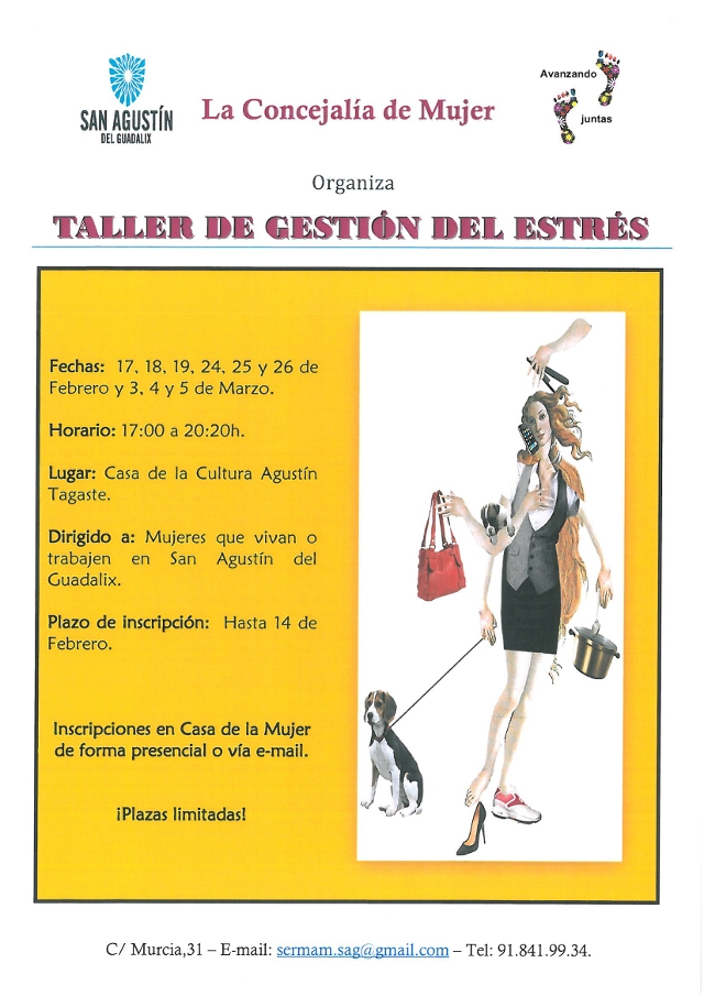 Inscríbete en el Taller de Gestión del Estrés organizado por la Casa de la Mujer