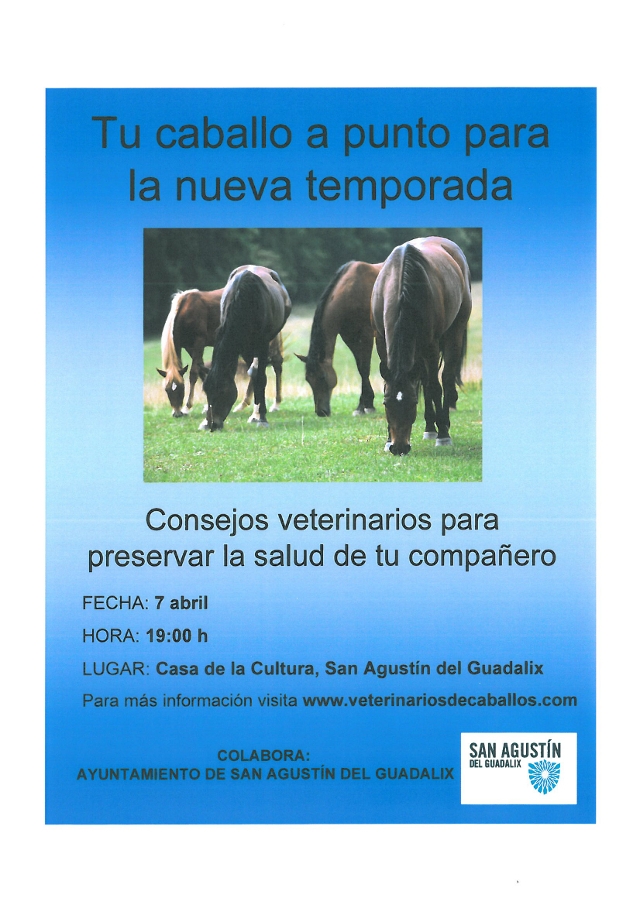 Charla informativa para el mejor cuidado del caballo