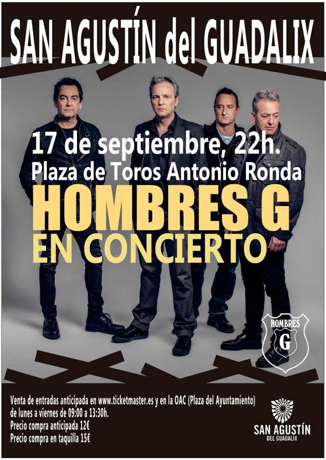 ‘Hombres G’ en concierto en San Agustín del Guadalix