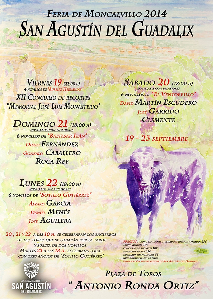 A la venta las entradas de la Feria Taurina de ‘Moncalvillo’