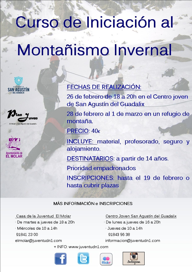 Actividades para usuarios del Centro Joven