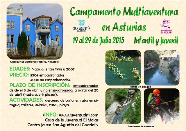 Inscríbete ya en el Campamento Multiaventura de este verano