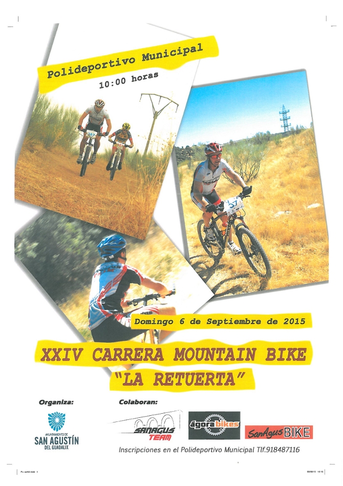 Clasificaciones Carrera Mountain Bike La Retuerta 2015