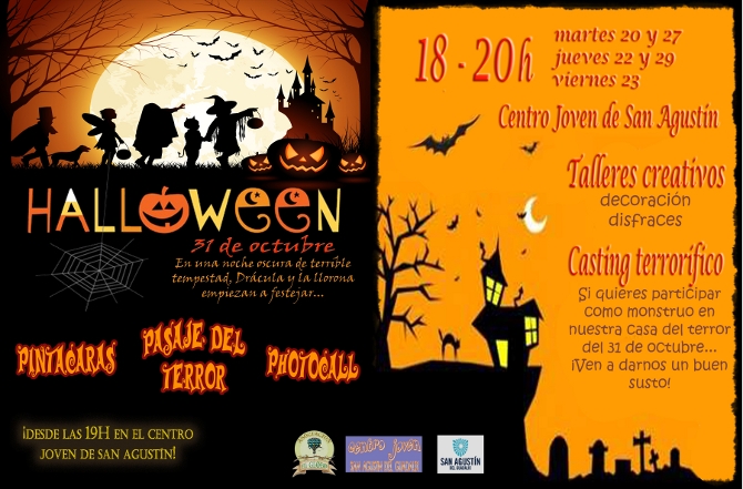 Actividades para Halloween en el Centro Joven