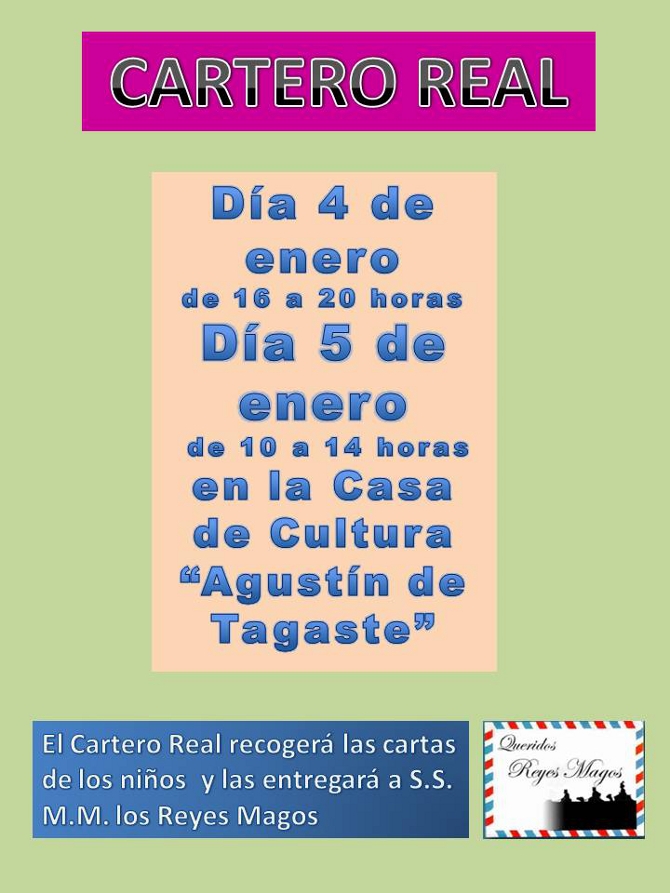 Recogida de cartas para sus Majestades los Reyes Magos
