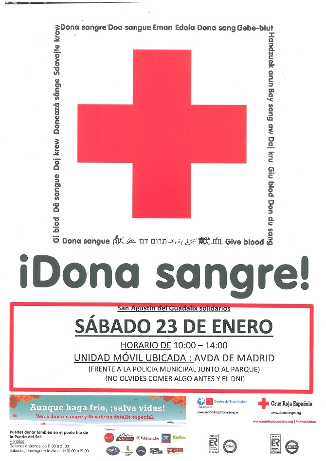 Dona Sangre el día 23 de enero