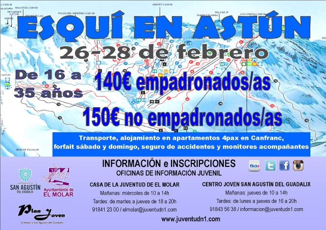 Esquí en Astún para jóvenes