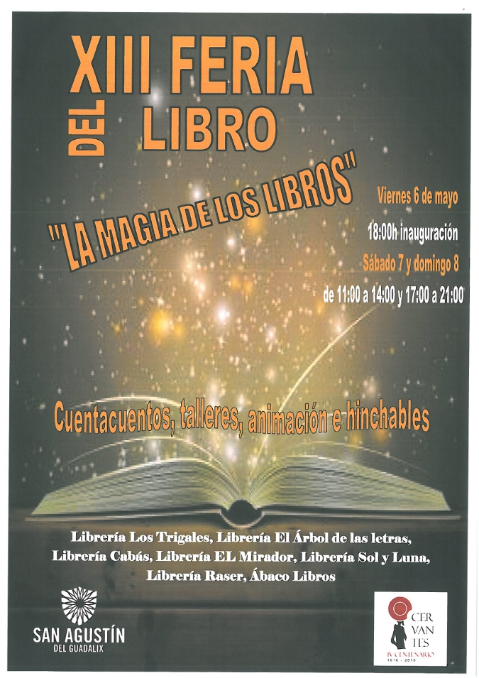 XIII Feria del Libro el 6, 7 y 8 de mayo