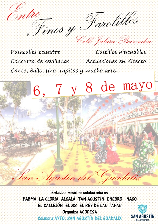 Vive la Feria Finos y Farolillos en San Agustín