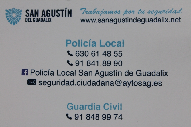 Campaña informativa Concejalía de Seguridad
