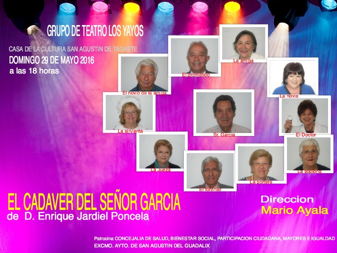 Disfruta de la obra de teatro: “El cadáver del señor García”