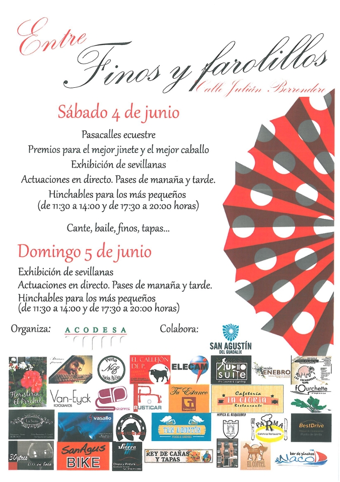Vive la Feria Finos y Farolillos en San Agustín