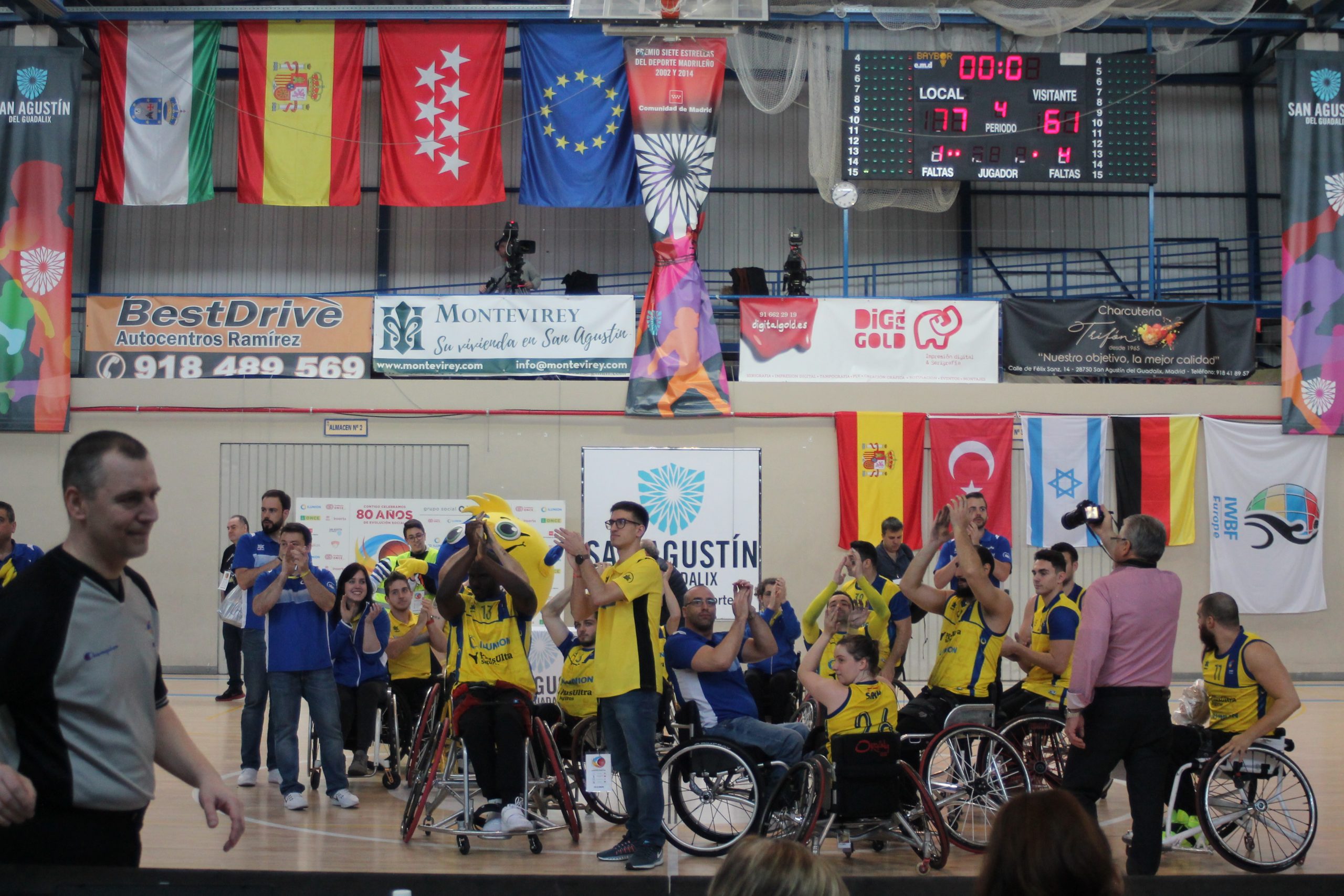 CD ILUNION CAMPEÓN DE LOS CUARTOS DE LA CHAMPIONS DE BALONCESTO EN SILLA DE RUEDAS. SAN AGUSTÍN, CAMPEÓN COMO ANFITRIÓN Y ORGANIZADOR