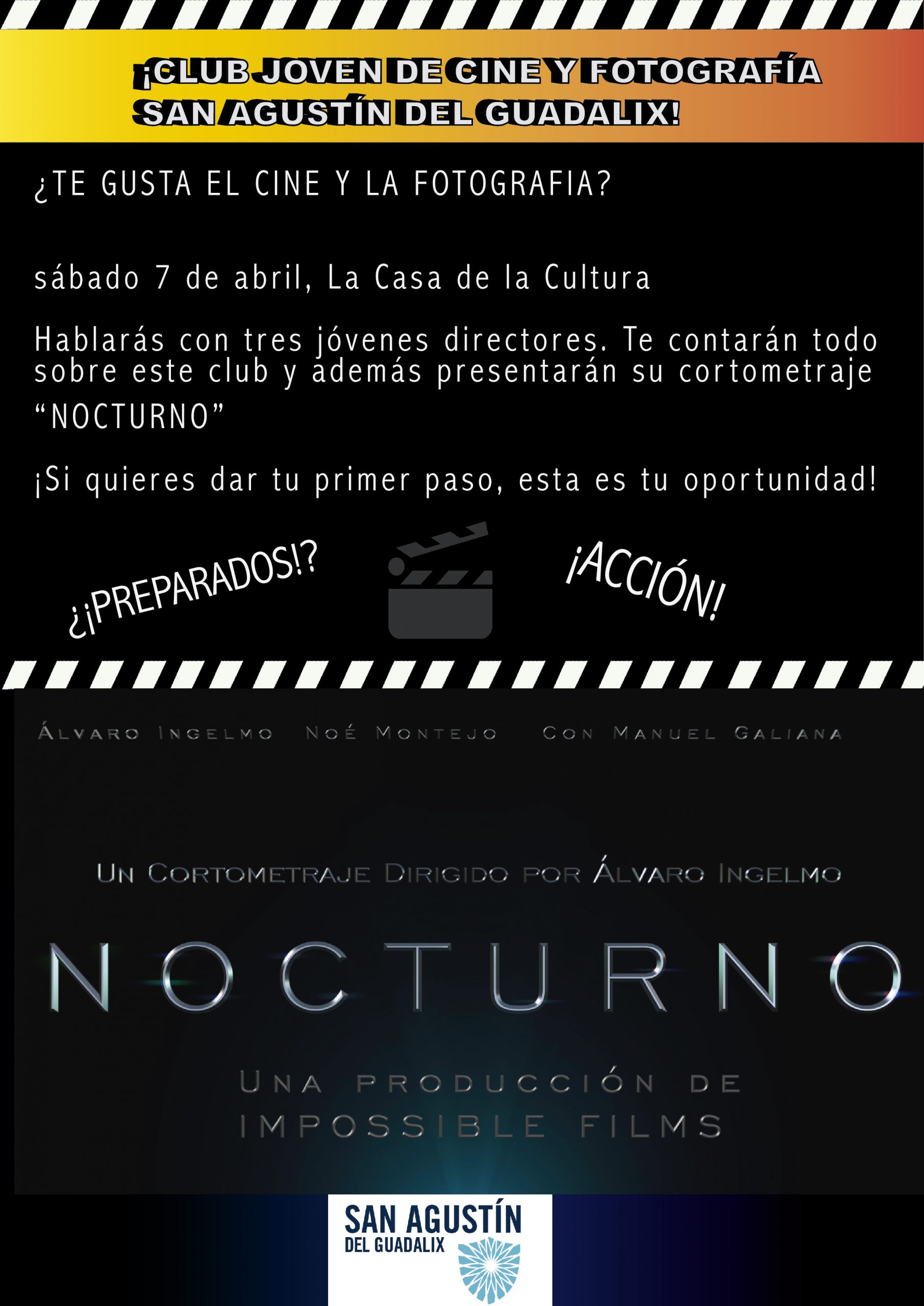 Presentación del Cortometraje “Nocturno” 7 abril