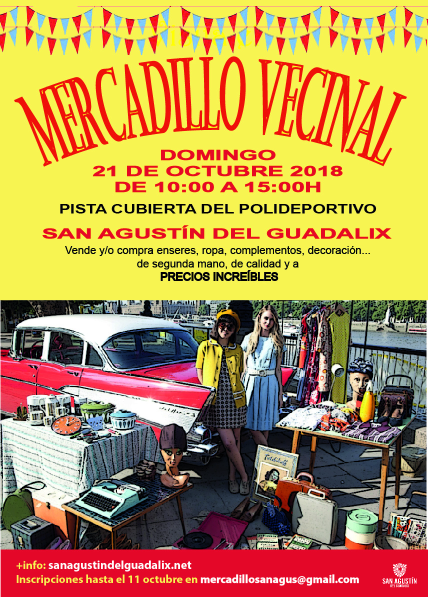 ESTE PRÓXIMO DOMINGO VENTE DE MERCADILLO