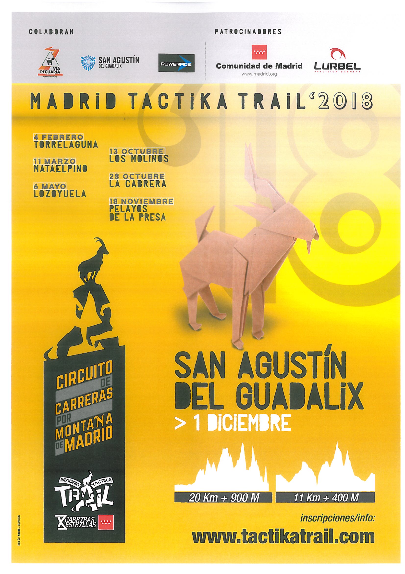 MTT CIERRA SU CALENDARIO 2018 CON LA CARRERA DE SAN AGUSTÍN EL 1 DE DICIEMBRE