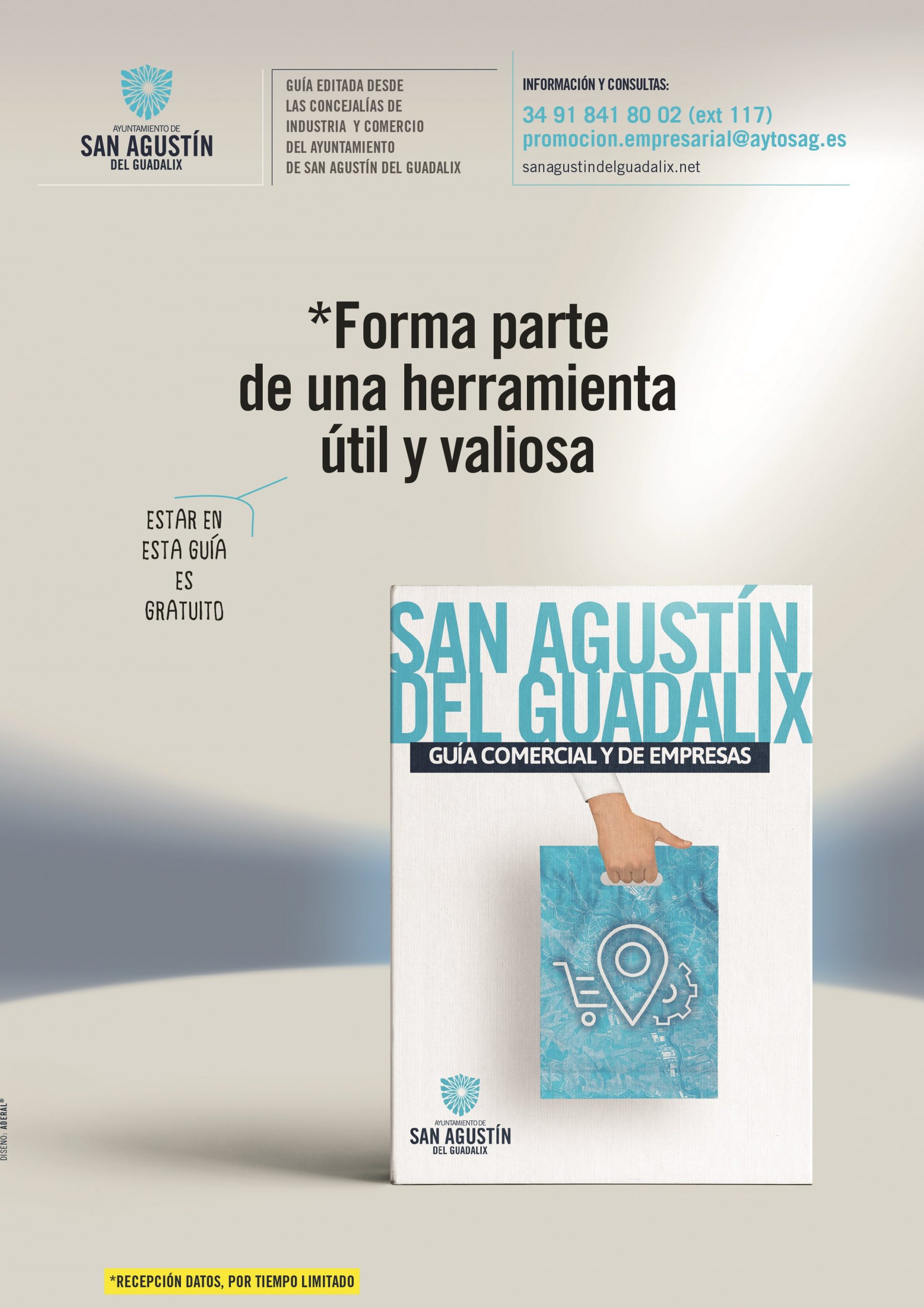 FORMA PARTE DE LA GUÍA COMERCIAL DE SAN AGUSTÍN
