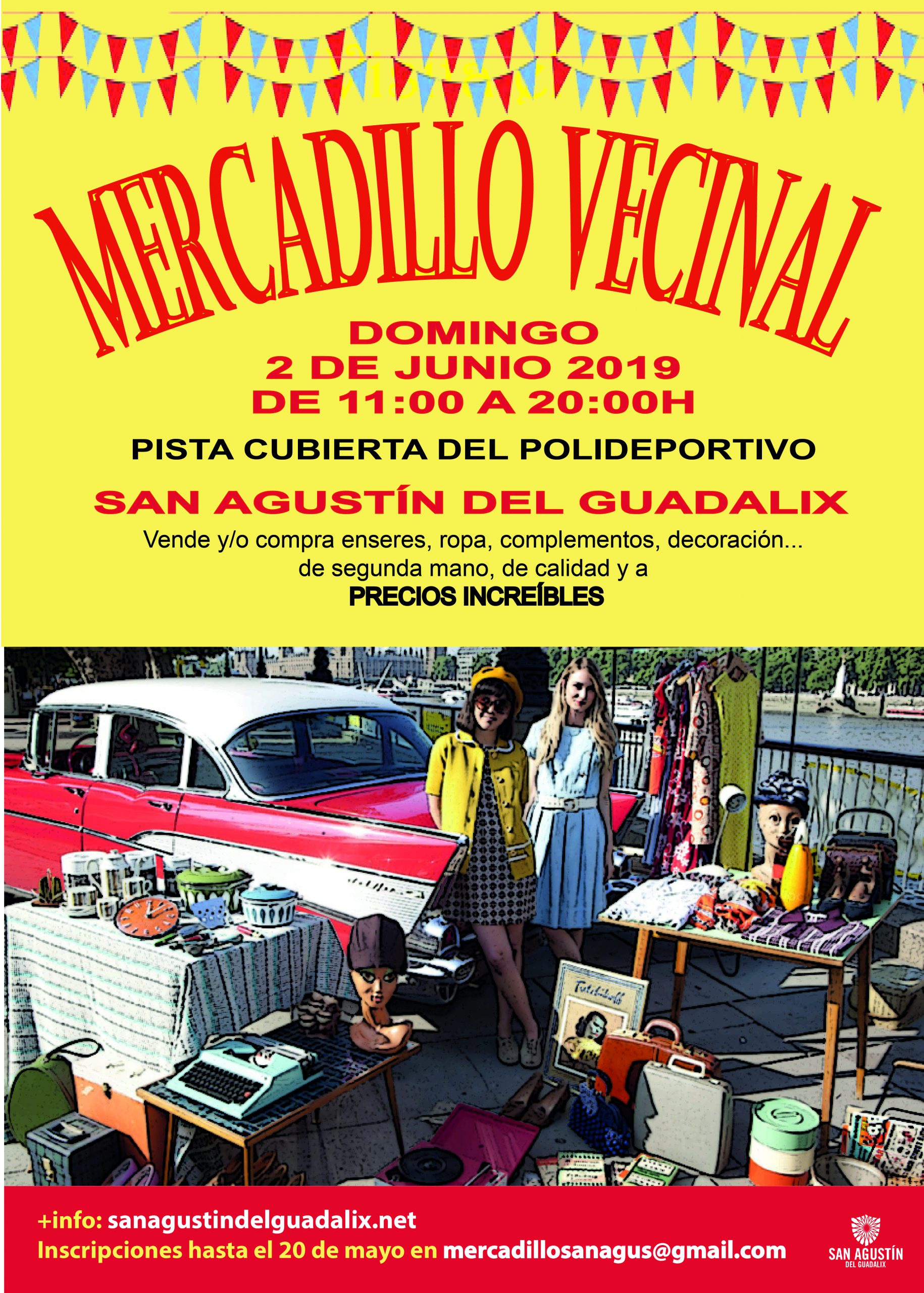 SI TIENES ALGO QUE QUIERAS VENDER, HAZLO EN EL III MERCADILLO VECINAL