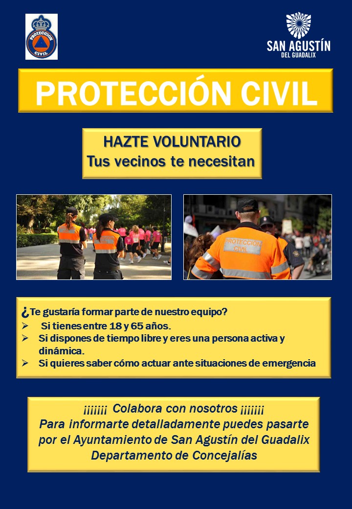 HAZTE VOLUNTARIO DE PROTECCIÓN CIVIL