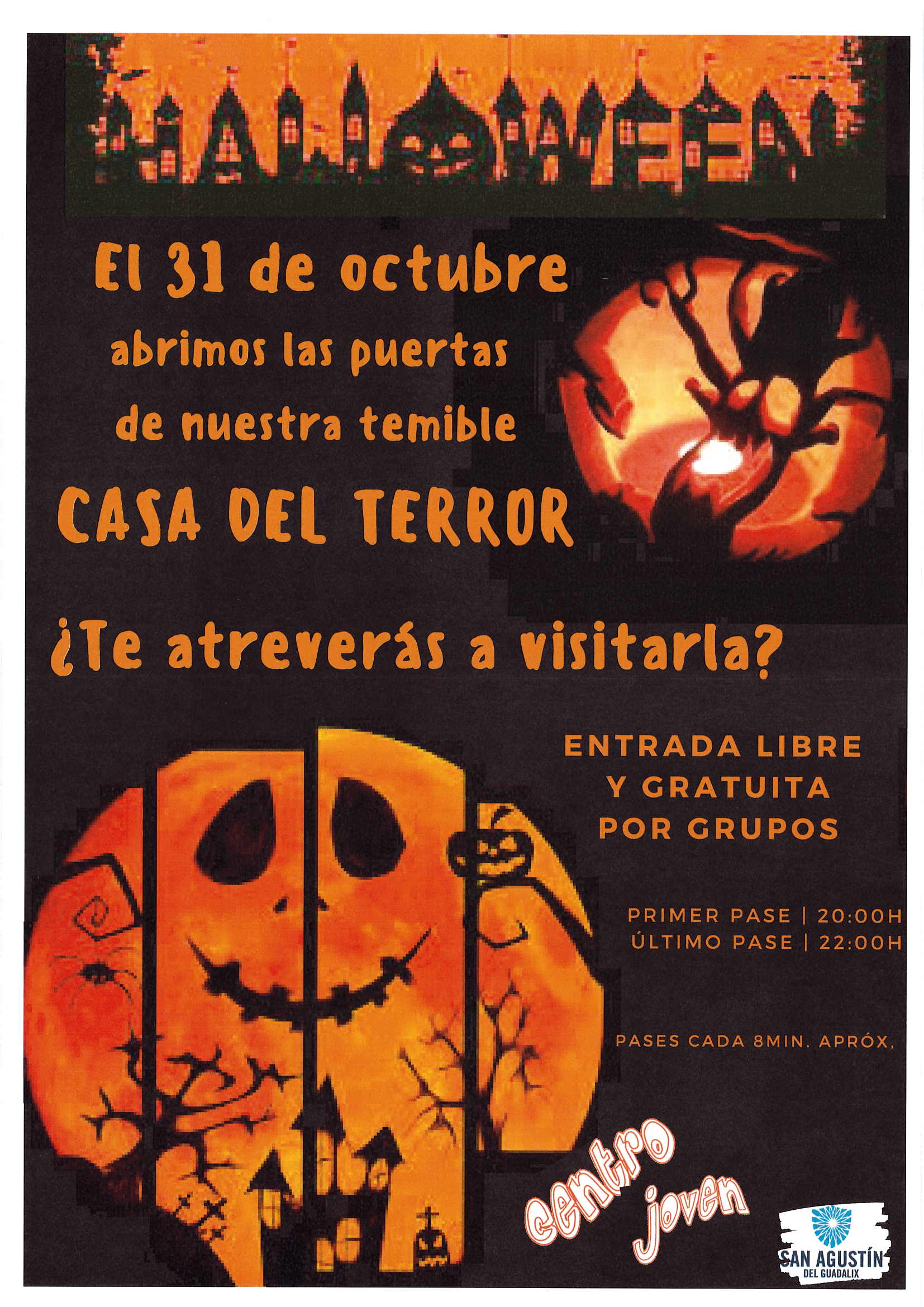 ENTRA EN LA CASA DEL TERROR EN HALLOWEEN