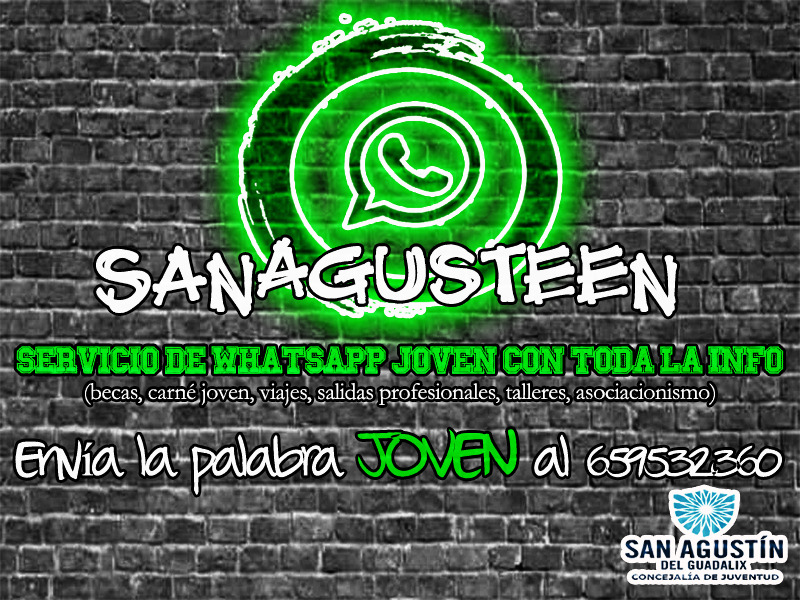 ‘SANAGUSTEEN’, NUEVO SERVICIO DE WHATSAPP JOVEN