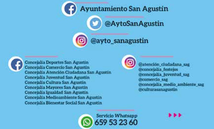 SAN AGUSTÍN PONE TODOS ESTOS MEDIOS A TU ALCANCE. ENTÉRATE DE TODO!!!