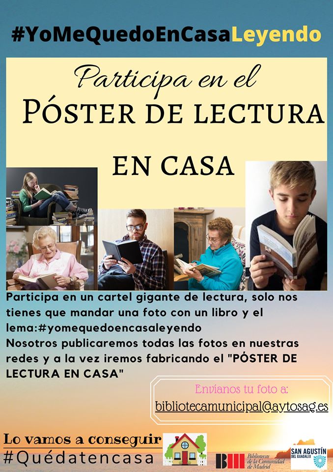 POSTER GIGANTE CON FOTOS EN LAS QUE SE TE VEA LEYENDO