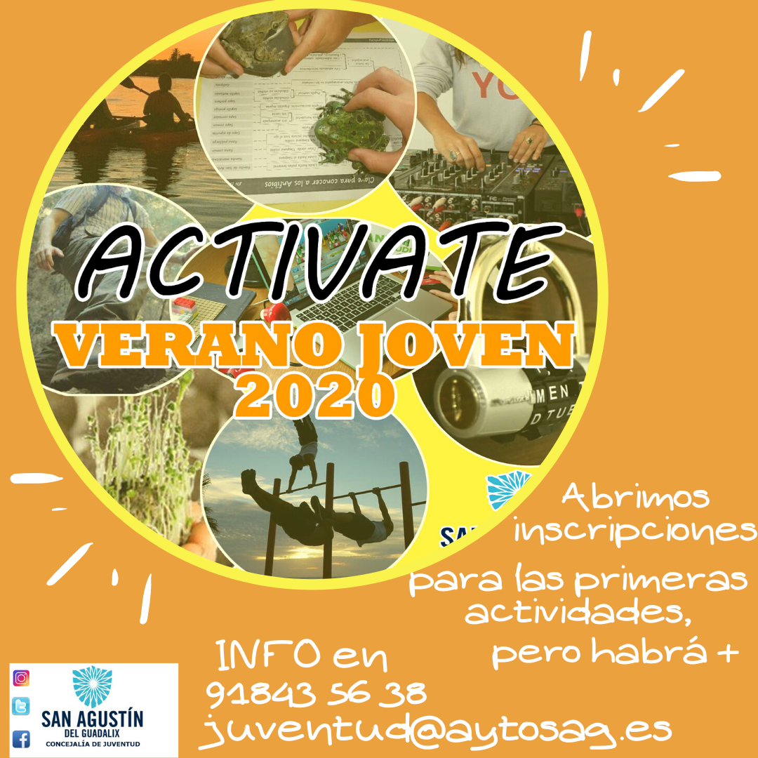 ACTÍVATE CON LAS ACTIVIDADES DE VERANO QUE TE PROPONE JUVENTUD