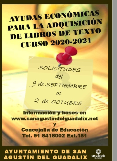 LISTADOS DEFINITIVOS DE ADMITIDOS PARA LAS AYUDAS DE LIBROS DE TEXTO 2020/21