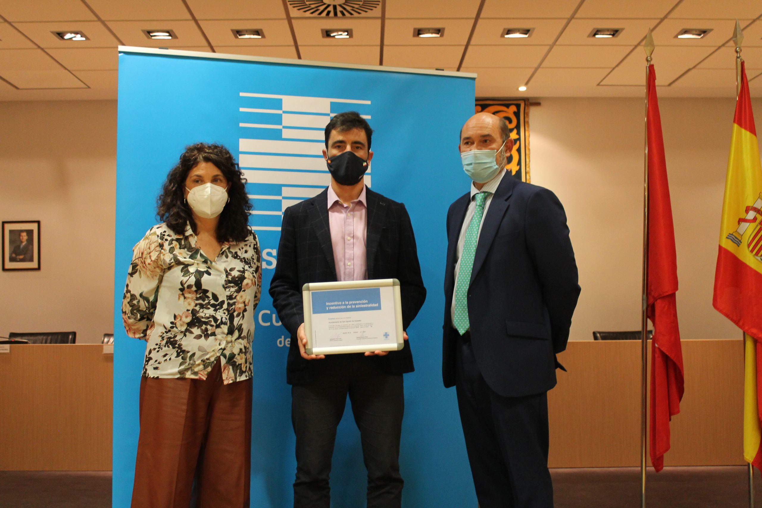 El Ayuntamiento de San Agustín recibe el reconocimiento de Asepeyo por su buena gestión en labores de prevención