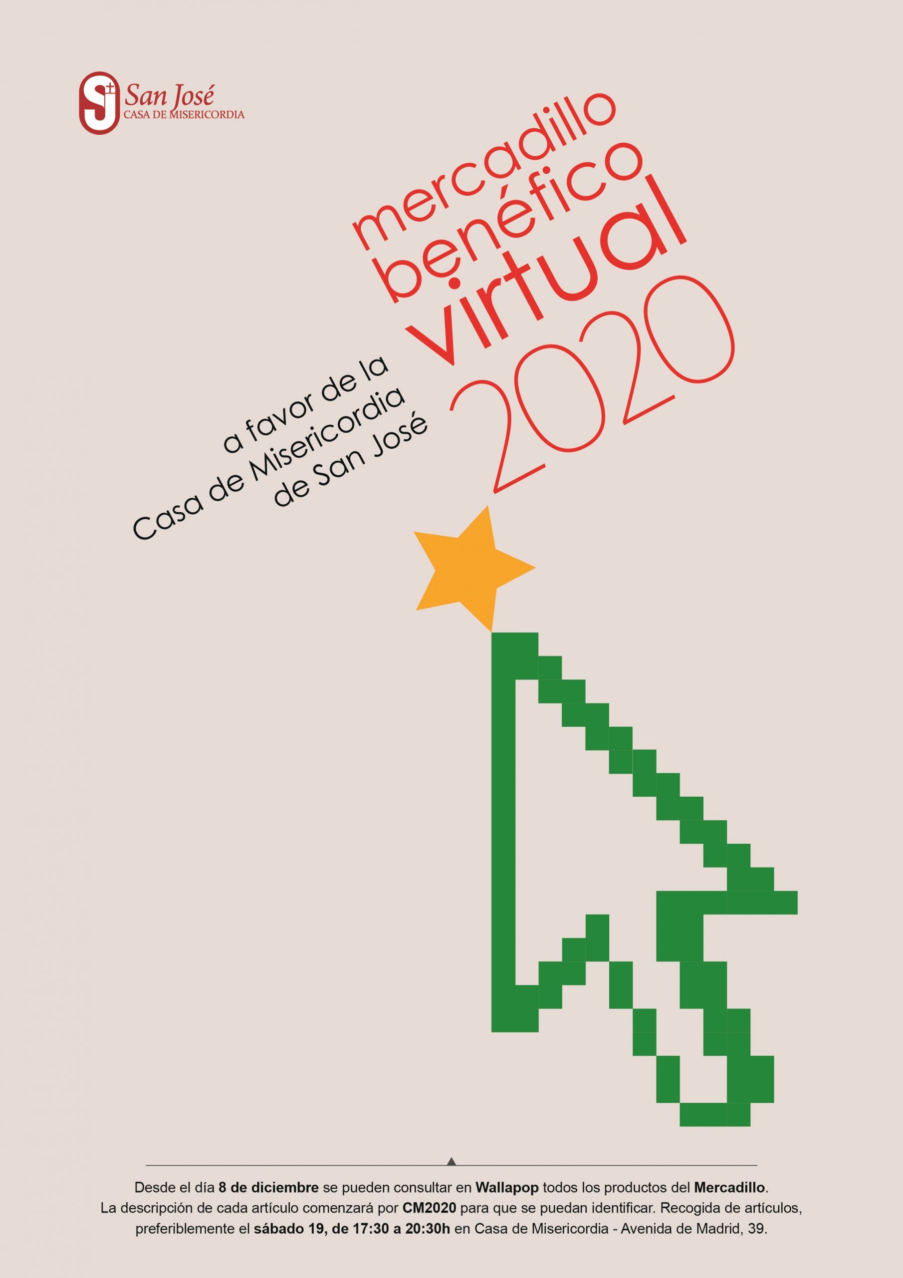 NUEVOS PRODUCTOS EN EL MERCADILLO BENÉFICO VIRTUAL 2020 CASA DE LA MISERICORDIA