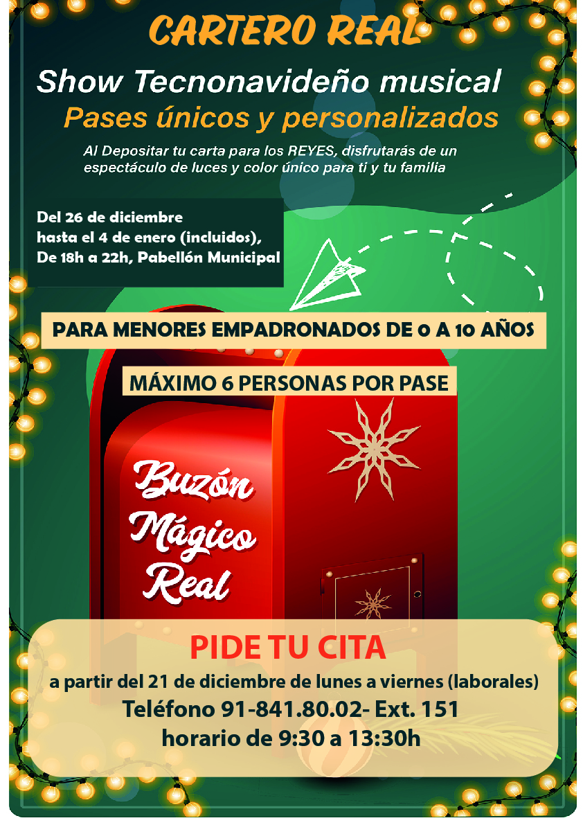 LOS REYES MAGOS HAN DEJADO SU BUZÓN MÁGICO REAL EN SAN AGUSTÍN