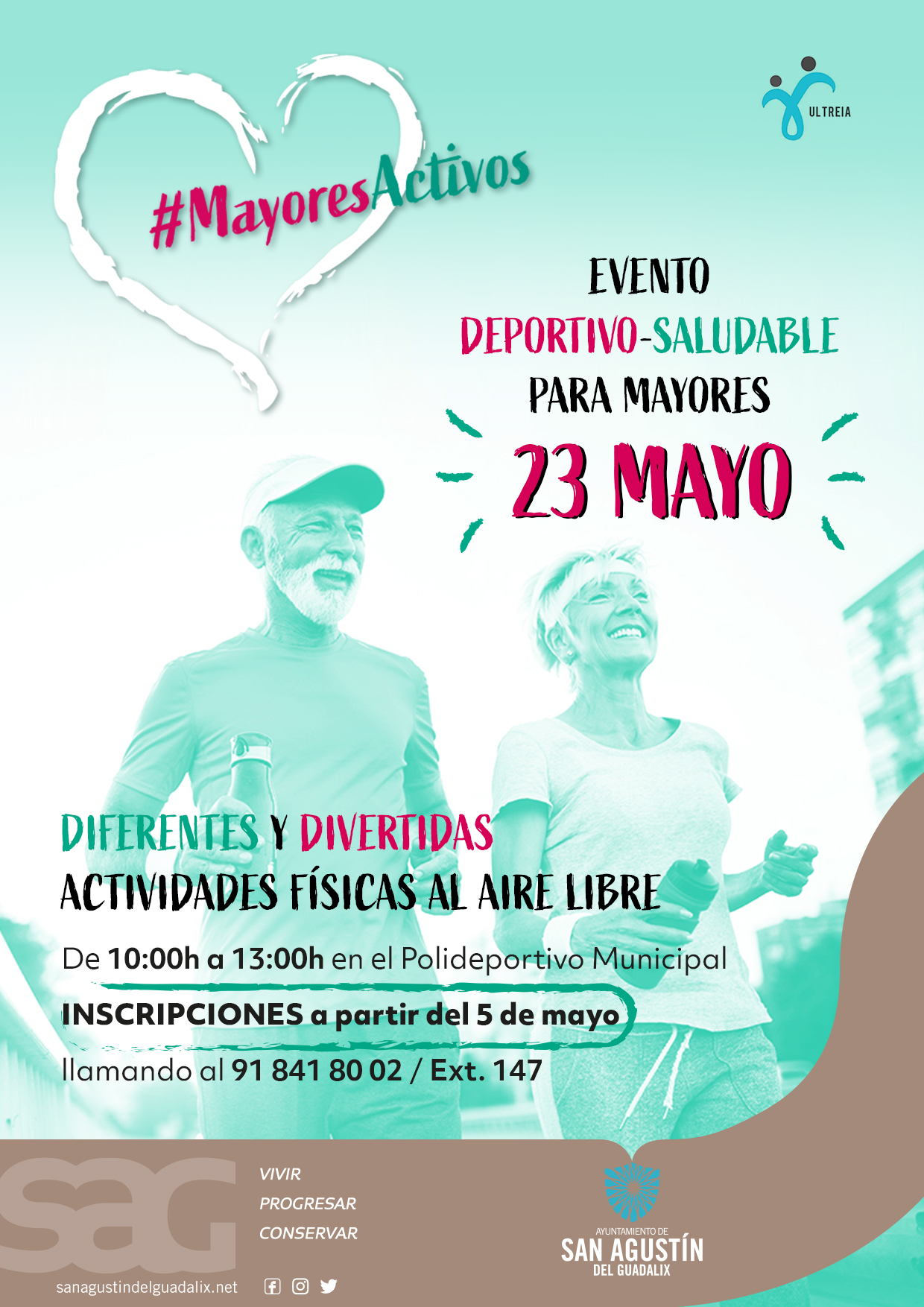 I JORNADA #MAYORESACTIVOS (a partir de 60 años): MÚSICA, YINCANA, ACTIVIDADES AL AIRE LIBRE Y MÁS