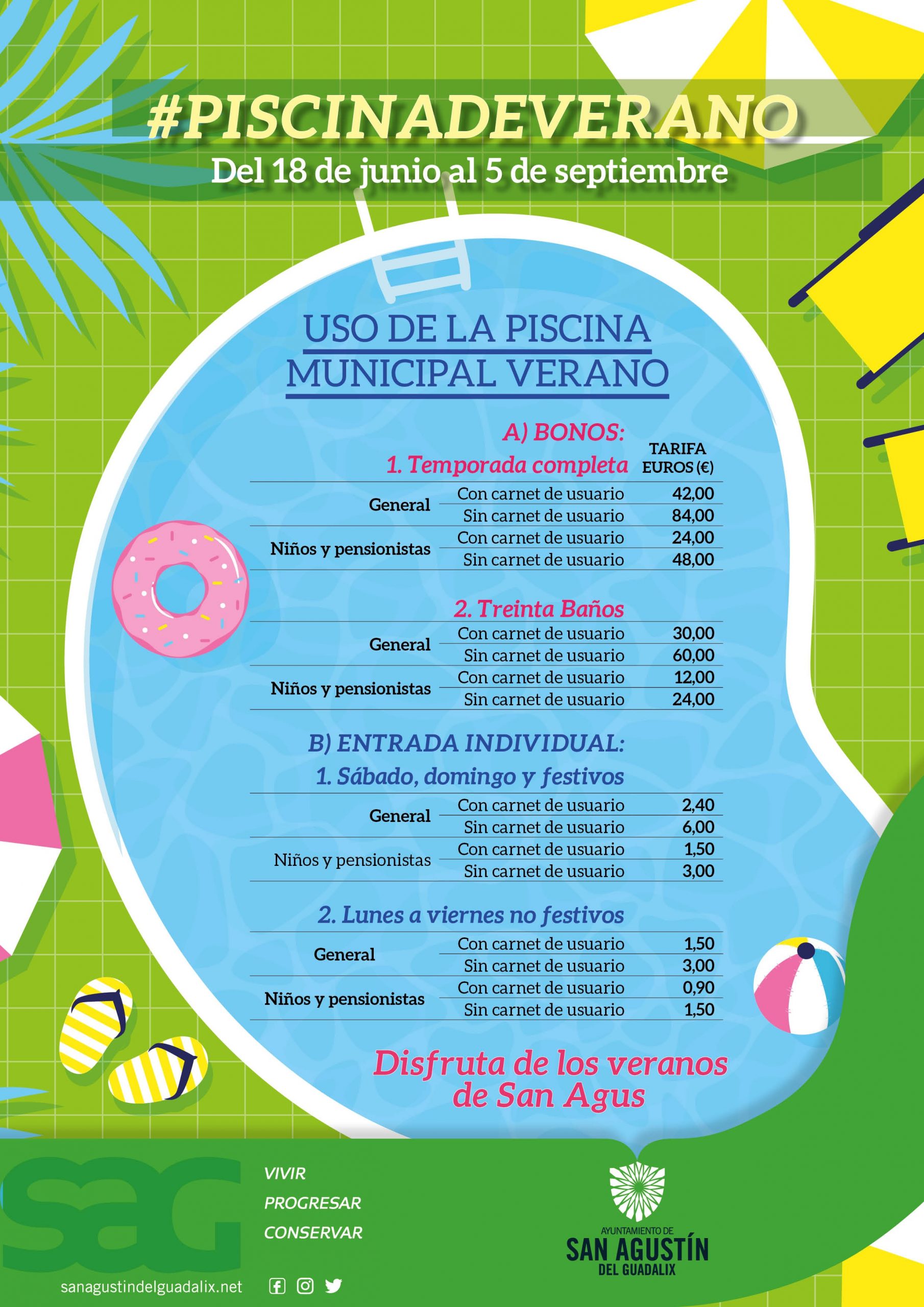 COMPRA TU ENTRADA PARA LA PISCINA MUNICIPAL POR INTERNET
