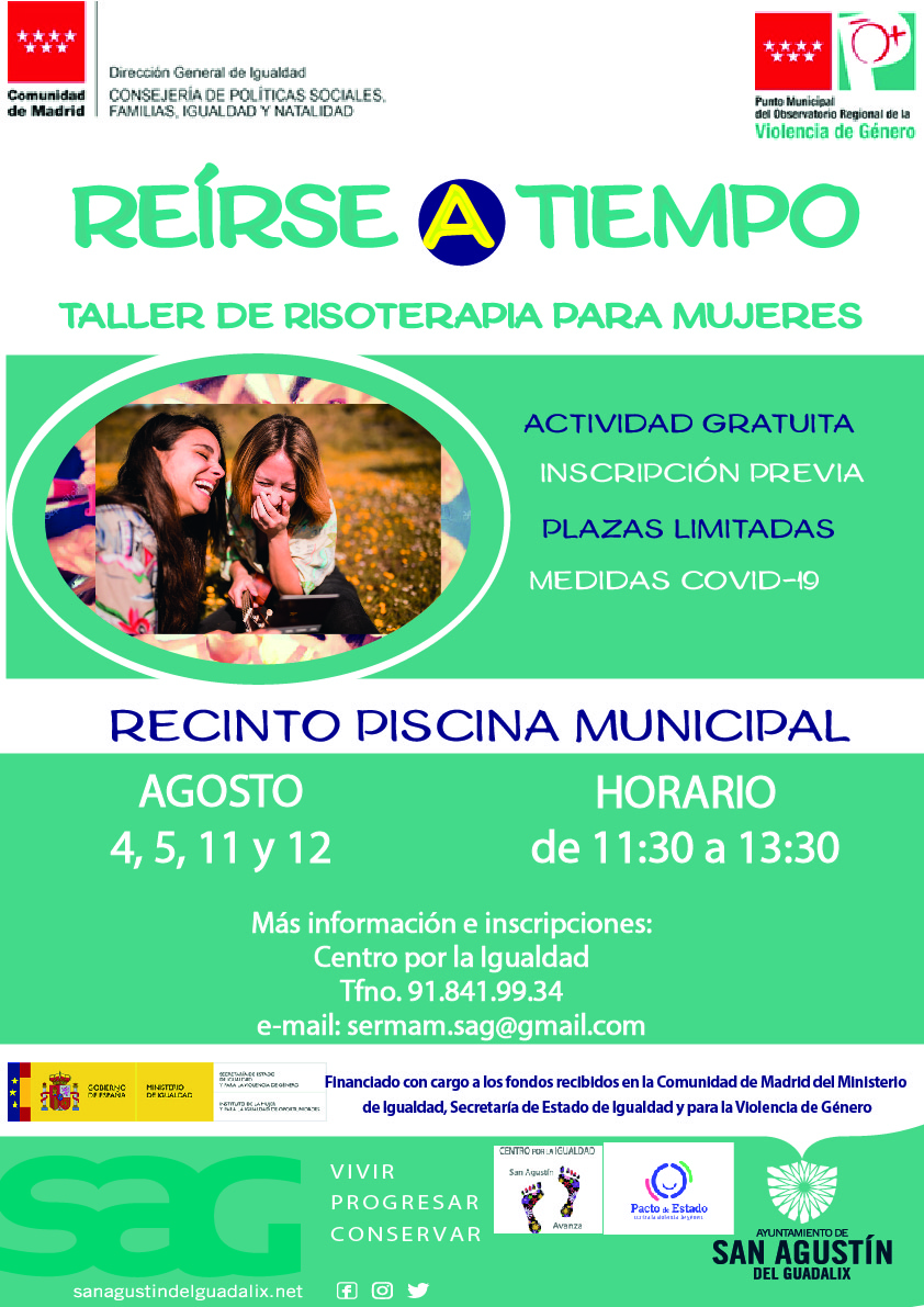 TALLER DE RISOTERAPIA GRATUITO, ‘REIRSE A TIEMPO’