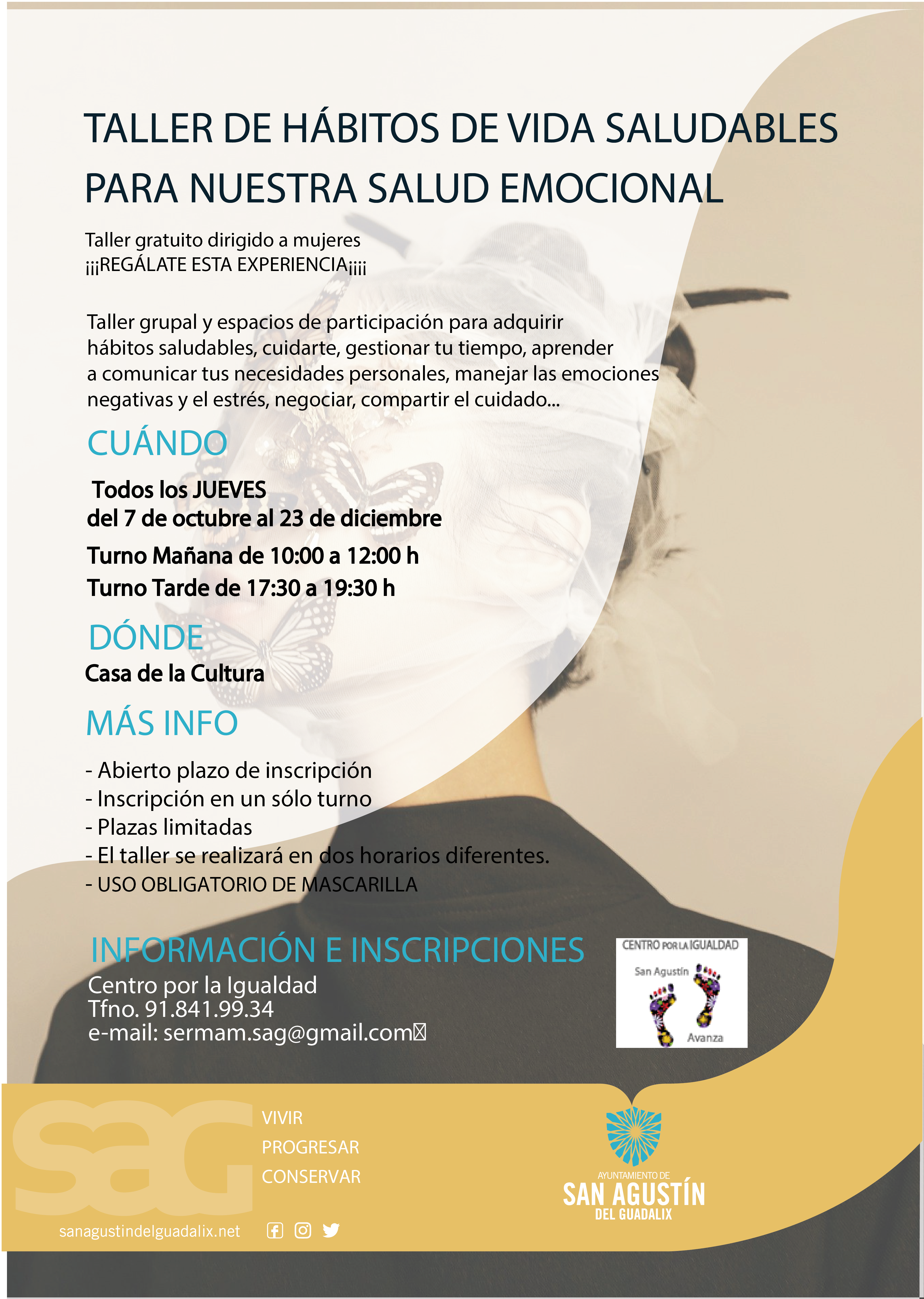 TALLER GRATUITO DE HÁBITOS SALUDABLES PARA NUESTRA SALUD EMOCIONAL