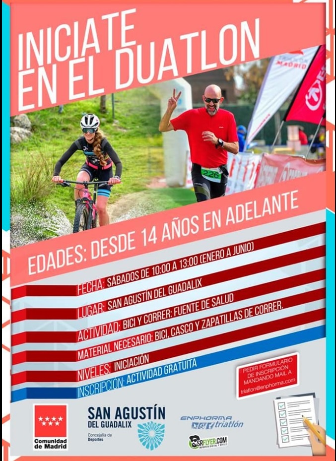 CURSO GRATUITO DE INICIACIÓN AL DUATLÓN DE SEIS MESES