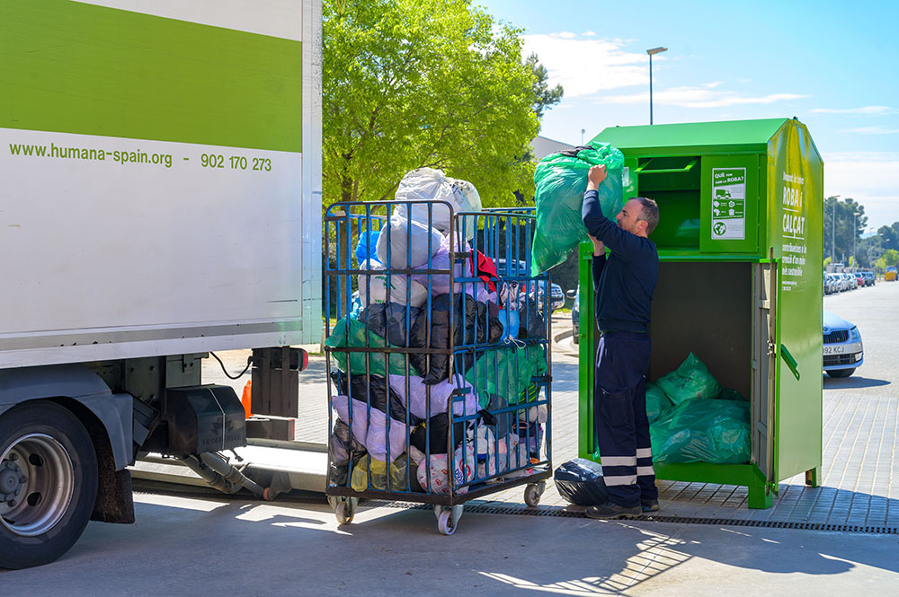 HUMANA RECICLA CERCA DE 43 TONELADAS DE TEXTIL USADO EN SAN AGUSTÍN EN 2021