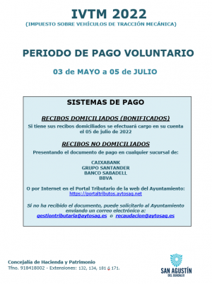San Agustín del Guadalix | SE ABRE EL PERÍODO DE PAGO VOLUNTARIO DEL ...